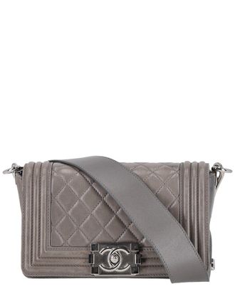 Chanel Limited Edition Leather & Galuchat Stingray Boy Bag (Authentic Pre-Loved)