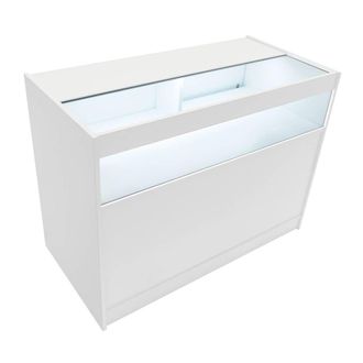 MonsterShop LED Retail Shop Counter B1200 - White