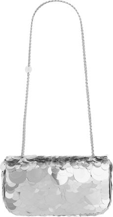 Paco Rabanne Silver Sparkle Mini Reflective Discs Mini Bag