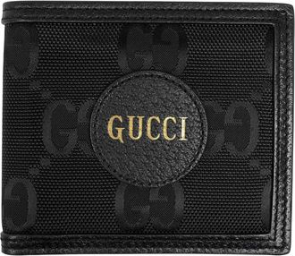Gucci Black Nylon Canvas Leather Wallet (Bi-Fold) (Pre-Owned)