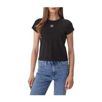 DKNY T-Shirts, female, Black, Size: XS T-Shirts