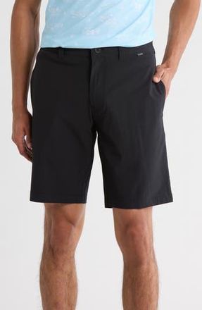 Travis Mathew Carlsbad Performance Shorts in Black at Nordstrom Rack, Size 42