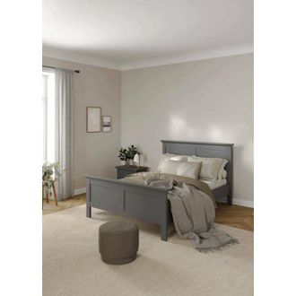 Dmora Dmora - Cama Plaza Y Media Umbert, Sommier Para Dormitorio, Estructura De Cama Por Habitaci&oacute;n, Estructura Del Sostenedor Del Colch&oacute;n, 211x158 H110 Cm,