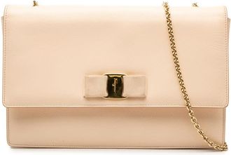 Ferragamo Pre-owned Ferragamo Medium Leather Vara Ginny Crossbody Ladies AU21 D855