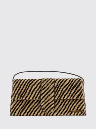 Jacquemus Le Bambino Long Zebra-Print Pony-Effect Leather Shoulder Bag
