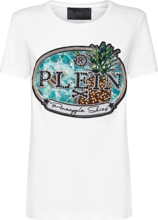 Philipp Plein T-Shirt Ronde Hals Pineapple Skies
