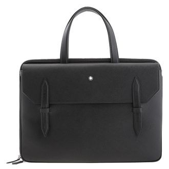 Montblanc Black Sartorial Thin Leather Briefcase
