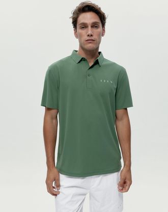 Born Living Yoga T-shirt Polo Burma Grass Green