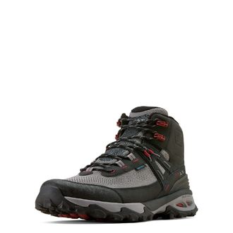 Ariat Mens Traverse Mid Waterproof Hiking Boots in Black Grey, D Medium Width, Size 10.5, by Ariat