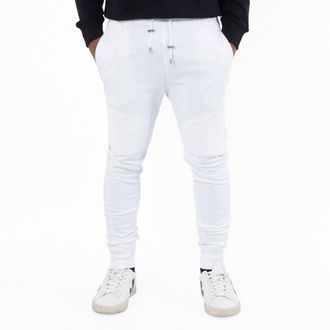 Balmain Logo Print Cotton Sweatpants, Size Small