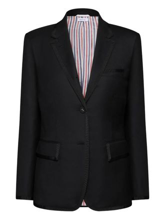 Thom Browne grosgrain twill jacket - Black
