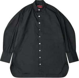 Christopher Nemeth Camicia con orlo curvo - Bianco