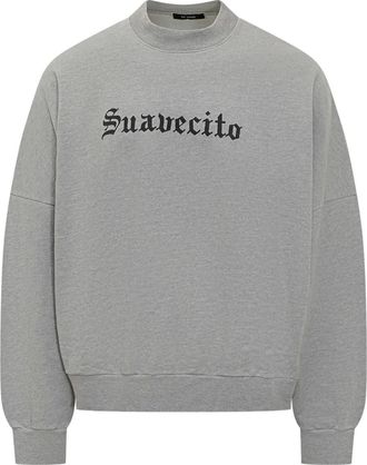 Willy Chavarria Sweater met ronde hals - Grijs