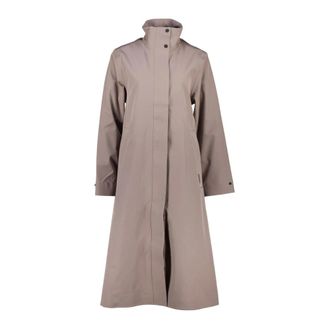 Rains Dames, Mantels, Bruin, Maat: XS Poliester
