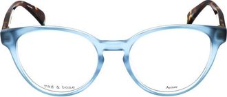 Rag & Bone Ladies Blue Cat Eye Eyeglass Frames RNB3062-1