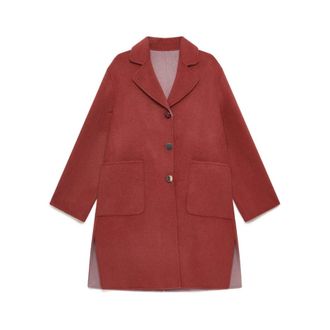 Maliparmi Abrigo de lana doble - Coats - Mujer - Rojo - 2XL