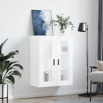 Berkfield Home Wall Mounted Cabinet White 69.5x34x90 cm