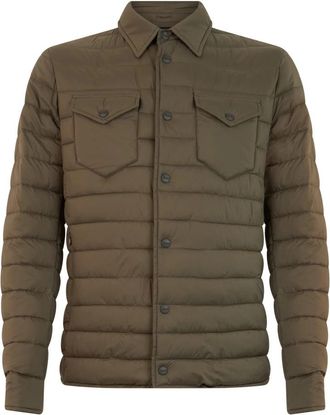 Herno Pocket Padded Jacket - Heren - Winterjassen - Bruin - M - Jassen