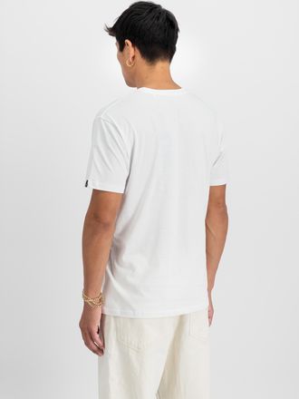 Alpha Industries T-Shirt ALPHA INDUSTRIES Basic Mid Logo TPU T-Shirt, Herren, Gr. XXL, gold (wei&szlig;, gold), Obermaterial: 100% Baumwolle, Shirts T-Shirt