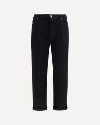 Brunello Cucinelli Garment-dyed five-pocket denim Pants Male 48