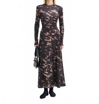 Nanushka Jynx Dress In Mocha Brown