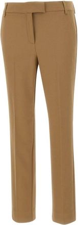Marella Floria Broeken - Dames - Slim Fit Broeken - Bruin - 2XL - Leer - Broeken
