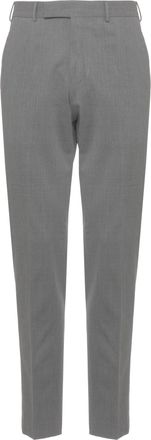 Pantaloni Torino Tailored Grey Wool Pants with Classic Fit and Versatile Pockets