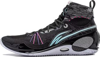 Li-Ning Wade 808 III Ultra V2 Men Basketball Shoes Lining Anti-Slip Professional Shock Absorption Sneakers Sports Shoes Black ABAU013-4 US 10/ UK 9