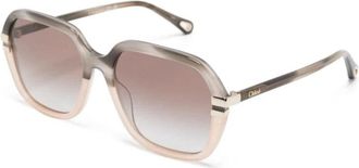 Chlo&eacute; Ch 0204S 004 Zonnebrillen - Dames - Zonnebrillen - Grijs - 57 MM - Accessoires