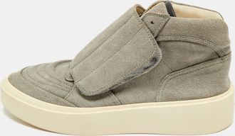 Fear of God Grey Suede Skate High Top Sneakers