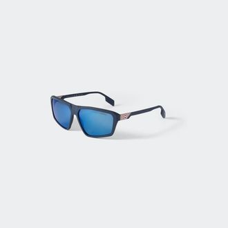 Canada Goose Lunettes de soleil Copan - Verres polaris&eacute;s (Hommes, Matte Blue/Green, TAILLE UNIQUE)