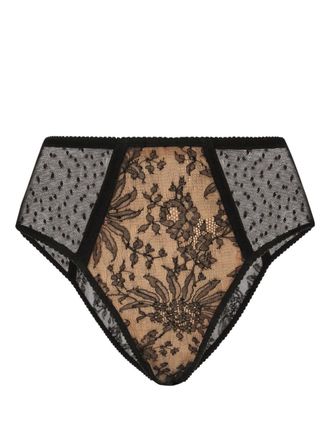 Dolce & Gabbana Slip a vita alta - Nero