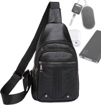 Generic Travel Sling Bag - Shoulder Bag, Lightweight Wallet | Water Resistant Sling Backpack for Women, Anti-Theft Travel Bag, Outdoor Casual Daily Chest Bag,