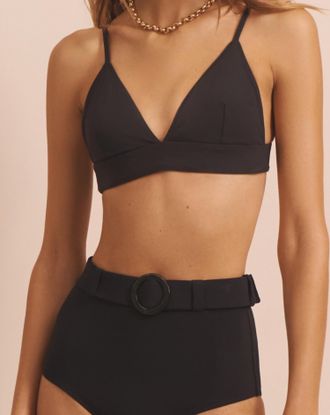 Evarae Womens Sabine Bikini Top In Black