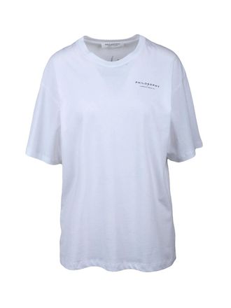 Philosophy di Lorenzo Serafini White Cotton T-shirt