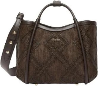 Max Mara Marine Bag - Dames - Handtassen - Bruin - ONE Size - Katoen - Tassen