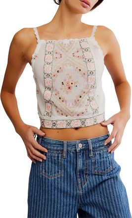 Free People Garden Party Apron Back Top in Ivory at Nordstrom Rack, Size X-Small