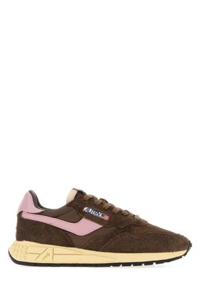 Autry Brown Lace Up Sneakers