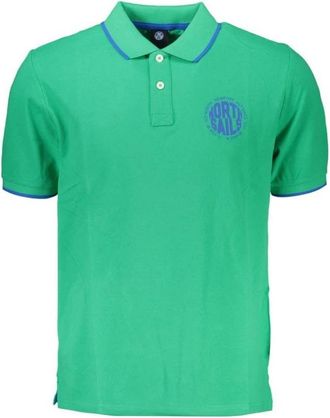 North Sails Poloshirt met korte mouwen - Heren - Polos - Groen - XL - Katoen - Tops