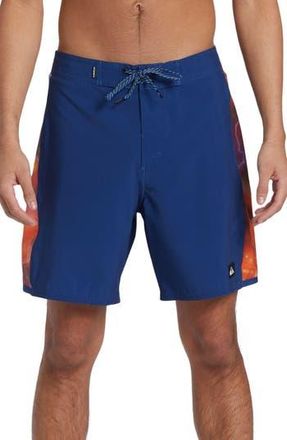 Quiksilver Surfsilk Arch Board Shorts in Estate Blue Prnt 4 at Nordstrom Rack, Size 36