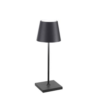 Zafferano L&aacute;mpara de mesa led zafferano regulable gris oscuro mini