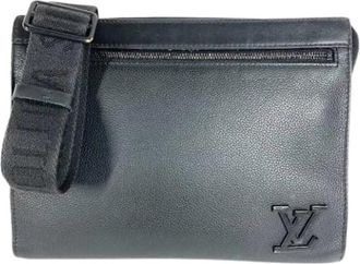 Louis Vuitton Pre-owned Vintage Clutch Bag - unisex - Vintage Schoudertas - Zwart - ONE Size - Leer - Vintage