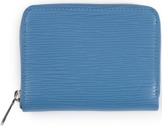 Louis Vuitton Epi Blue Jean Epi Leather Coin Purse/Coin Case (Pre-Owned)