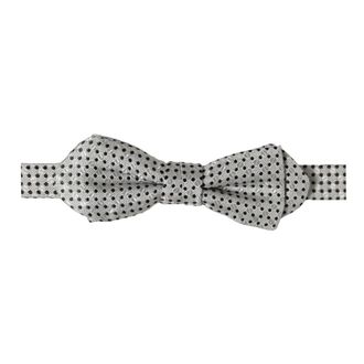 Dolce & Gabbana Strikdas - Heren - Accessoires - Grijs - Maat: ONE Size Zijde