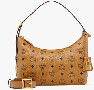 MCM Small Aren Hobo In Visetos