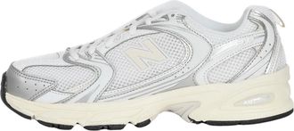 New Balance Zilver en room Sneakers voor vrouwen - Dames - Sneakers - Wit - 44 EU - Schoenen