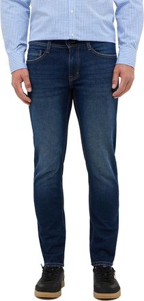 Mustang Slim-fit-Jeans MUSTANG Herren Style Oregon Slim, Herren, Gr. 36, L&auml;nge 34, blau (803 dunkelblau), Denim/Jeans, 99% Baumwolle, 1% Elasthan, unifarben, 