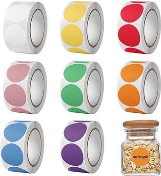No Brand Dailygoody - Puntos Autoadhesivos - Pegatinas - 4000 Unidades - Coloridos