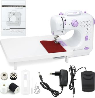 OEM M&aacute;quina De Coser El&eacute;ctrica Manual Para Principiantes, Herramienta De Bricolaje Ideal Como Regalo, 12 Patrones De Costura Autom&aacute;ticos, Velocidad Ajusta