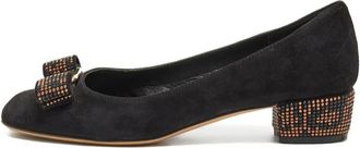 Ferragamo Pumps in pelle 40mm - Nero